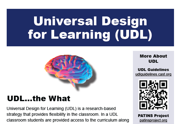 Thumbnail preview of Universal Design for Learning fact sheet.